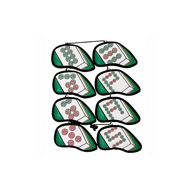 Linkx Mahjong Iron Cover, Set of 8, Tube (Pins), Head