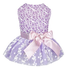 CuteBone Dog Birthday Dress Girl Puppy Skirt Tutu Cat Wedding Outfit Pet Party Clothes for Small Dogs Costume DD14M