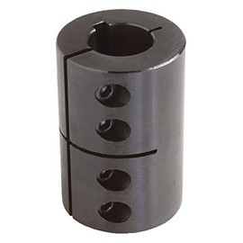 2 Piece Clamp 1" Bore Dia. Steel Rigid Shaft Coupling