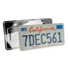 LFPartS Stainless Steel License Plate Backing Reinforce Holder/Bracket (Chrome)