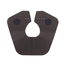 Delantal ajustable de capa de cuello de silicona para corte de pelo, tinte para el cabello, cuello de corte de peluquería para estilista de peluquería