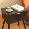 AWASEN Black Nightstand, Small End Tables Living Room, Accent Bedside