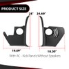 CROSSDESIGN Speaker Kick Panels Compatible with Chevy Impala or Caprice