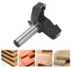 1/2in Shank Insert Style Spoilboard Bit 3 Blade T Shaped