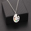 CHOORO Colorful Paint Palette Pendant Necklace/Bracelet Artist Painter Bracelet/Necklace Art