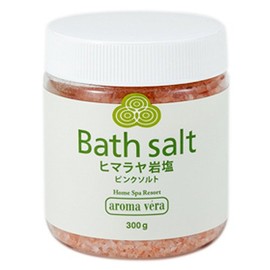 Aroma vera 4902125893863 Bath Salt, 10.6 oz (300 g), Himalayan Salt Pink Salt.