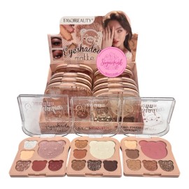 Paletas De Sombras Ositos Kawai Mayoreo 12 Pz
