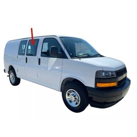 NAGD Fits 2003-2023 Chevy Express Passenger Right Side Hinge Door Window Stationary