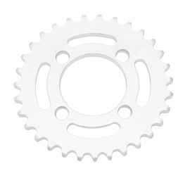 31 Teeth Rear Sprocket 52 mm ID 420 Chains 4 Holes Silver Steel Motorcycle Sprocket Tooth Chain for DIY Go Karts, ATVs, Pit Bikes, Lightweight Motorcycles