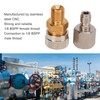1/8 BSPP Quick Connector, Quick Disconnect Connector Stainless Steel Adapter,