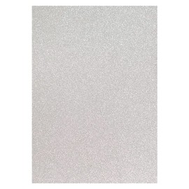 Hysiwen 20 Sheets Silver Glitter Cardstock, 250gsm/92lb A4 Sparkly Paper for Making Cards, Invitations, Paper Crafts, Party Decoration