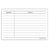 Guajolote Prints Recipe Index Cards, 40 Count- Size 4x6 -