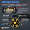 MICTUNING Heavy Duty 7 Way Plug Inline Trailer Cord with
