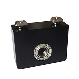Soporte de aluminio CR-10 Z-Axis con tornillo en la parte superior para Tornado Creality CR10 Ender 3 Ender-3 Pro Metal Z-Rod Holder y compatible con otros perfiles de aluminio marco de impresora 3D