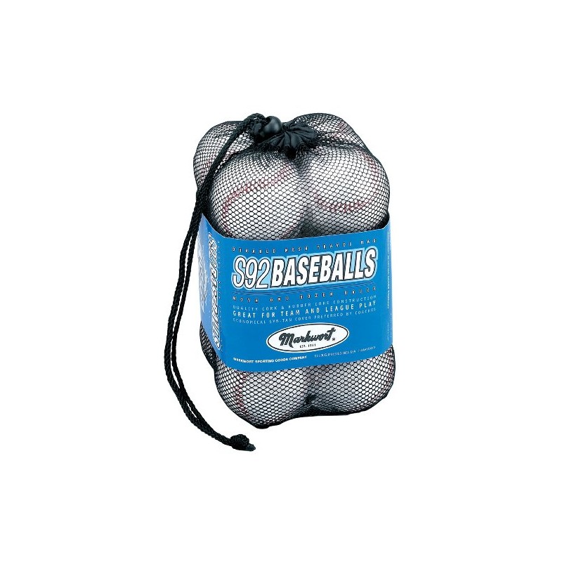 Markwort Practice Baseballs In Mesh Bag - Dozen