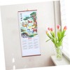 Operitacx Horse Year Wall Calendar Chinese Lunar Year Decoration Hanging