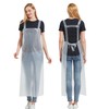 Nanxson TPU Waterproof Lightweight Apron with Adjustable H-shaped for Dishwashing