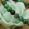CHENYUE Natural African Serpentine Gemstone 6mm Round Beads Stretch Bracelet