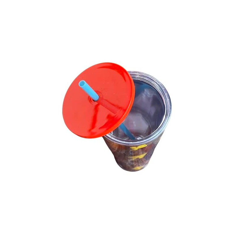 Starbucks Las Vegas Venti Lucky 777 Tumbler Orange Lid &