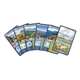 Wendels Kartenspiele Ferne Länder Trumpf Quartet Game | Small Gift for Children & Family