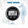 Runleader Digital Tach/Hour Meter,DC8V to 65V Volt Meter Gauge,Maintenance Track,Backlights