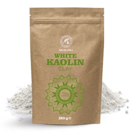 White Clay Powder - Kaolin 250 g - Kaolin White Clay - Kaolin Clay - Chemical-Free Facial Cleansing - Cosmetic Tone for Natural Face Mask Exfoliating and Hair Care with Kaolin