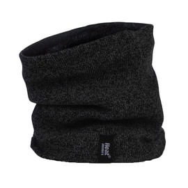 HEAT HOLDERS - Men's Warm Outdoor Neck Warmer for Winter | Neck Warmer with Fleece Lined, black