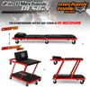 M-AUTO Heavy-Duty Convertible Mechanic Creeper, Z-Creeper 2-in-1 Creeper and Seat