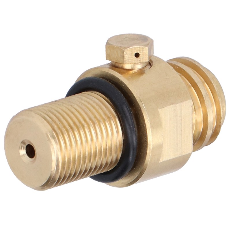 M18x1.5 Thread CO2 Tank Brass Pin Valve Adapter Replacement for