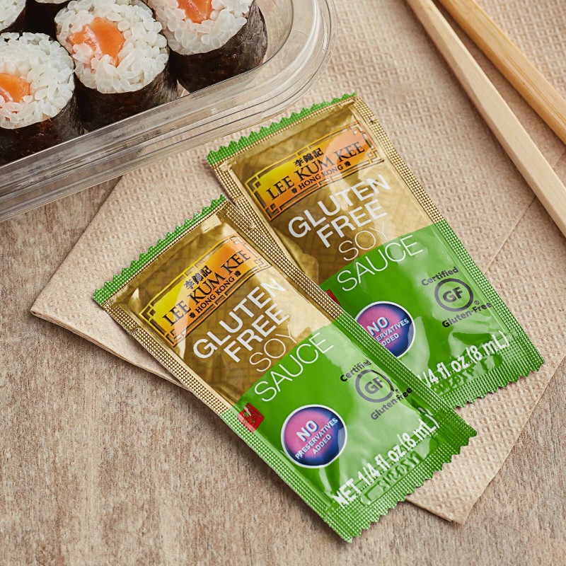 Lee Kum Kee 8 mL Gluten-Free Soy Sauce Packet (select