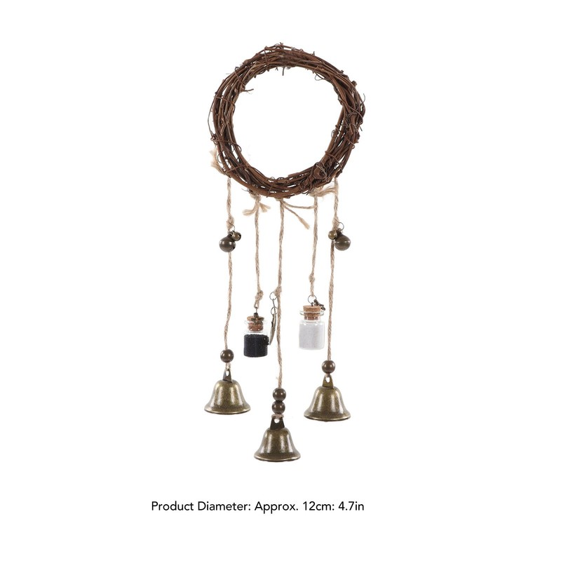 Door Knob Wind Bell Rustic Beautiful Decorative Craft Home Protection