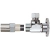Plumb Pak PP32-1PCLF 1/4 Turn Transitional Angle Supply Line Valve,