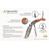 Qpractiko - Sommelier Professional Corkscrew | Elegant and Multifunctional Design