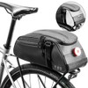 Multifunctional Rear Rack Bag Waterproof Bike Rack Seat Bag Outdoor