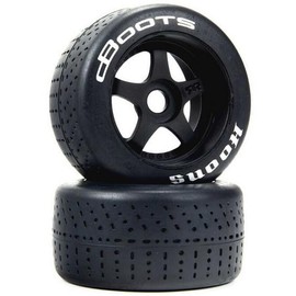 ARRMA dBoots Hoons 53/100 2.9 Tire Set Silver 5-Spoke (2), ARA550103