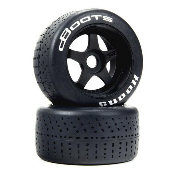 ARRMA dBoots Hoons 53/100 2.9 Tire Set Silver 5-Spoke (2),