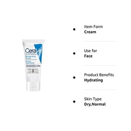 CeraVe CeraVe Moisturizing Cream, Face Body Moisturizer, Normal to Dry Skin, 8 Fl Oz