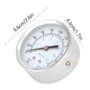 0-14kg/cm 0-200psi Dual Scale Pressure Gauge 1/8NPT Back Connection