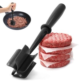 Minced Meat Chopper - Meat Chopper, Ground Meat Chopper, Versatile High-Temp Heat-Resistant Hamburger Masher, Masher and Chopper Heat Resistant Potato Masher