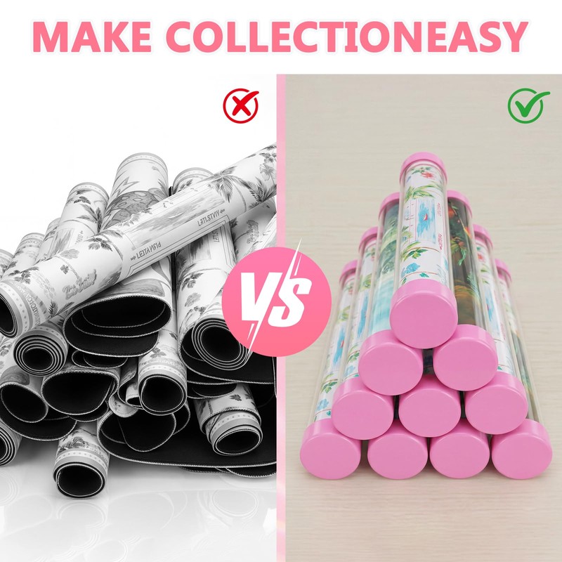 36 Inch 1 Pcs Mahjong Mat Tube Storage Bag with
