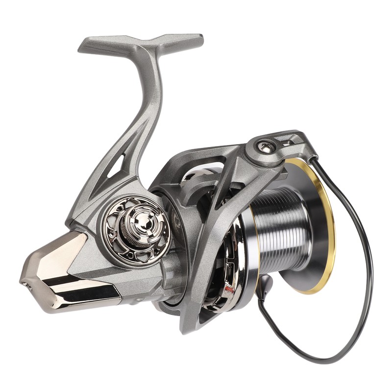 4.8:1 Spinning Fishing Reels Strong Braking Force All Metal Long