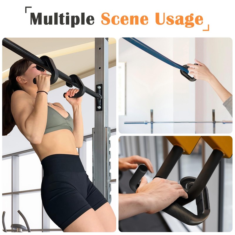 Dickly Pack of 2 Double D Rowing Grip Cable Pull