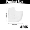 Funngy Fersenschutz Silikon Pads,4 PCS Silikon Fersenschutz Kombipaket Hackenschutz für