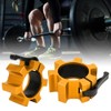 2Pcs Aluminium Alloy Safe Lock Collars Clamp Buckle Weightlifting Barbell