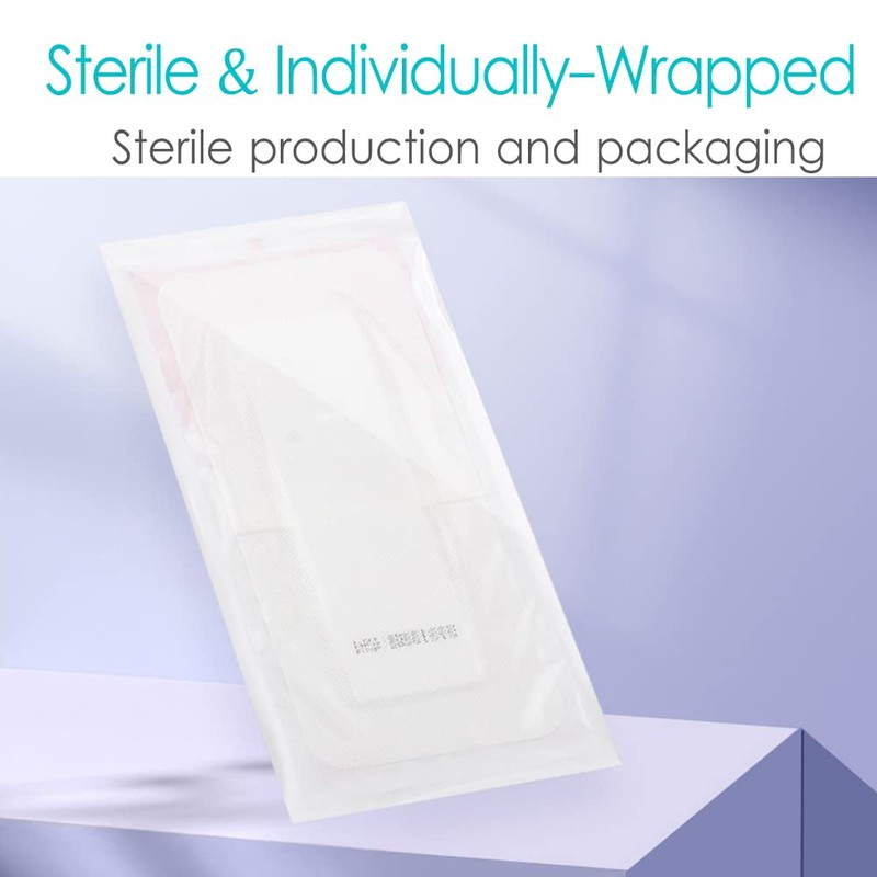 Adhesive Island Wound Dressings Knee Replacement Surgery Breathable Bordered Gauze