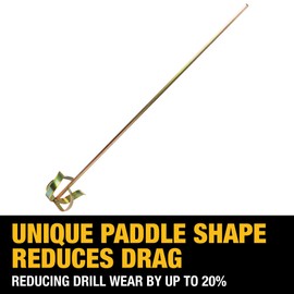DEWALT Drywall Mud and Paint Mixer | 28" Shaft and 4" Head | DXTT-2-294