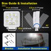 WFPOWER Boat Light 2 Pack, LED Marine Spotlights Waterproof, Deck
