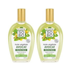 SO'BiO étic | Pflanzenöl aus Avocado | nährt – schützt | Gesicht, Körper & Haar | 100 % natürlichen Ursprungs | Bio & Vegan | Made in France | 2 x 50 ml