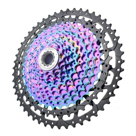 VG SPORTS 8/9/10/11/12 Speed Ultra-Light Bike Cassette for Mountain Bike 11-40T/11-42T/11-46T/11-50T/11-52T MTB Cassette Lightweight Aluminum Bracket Cassette
