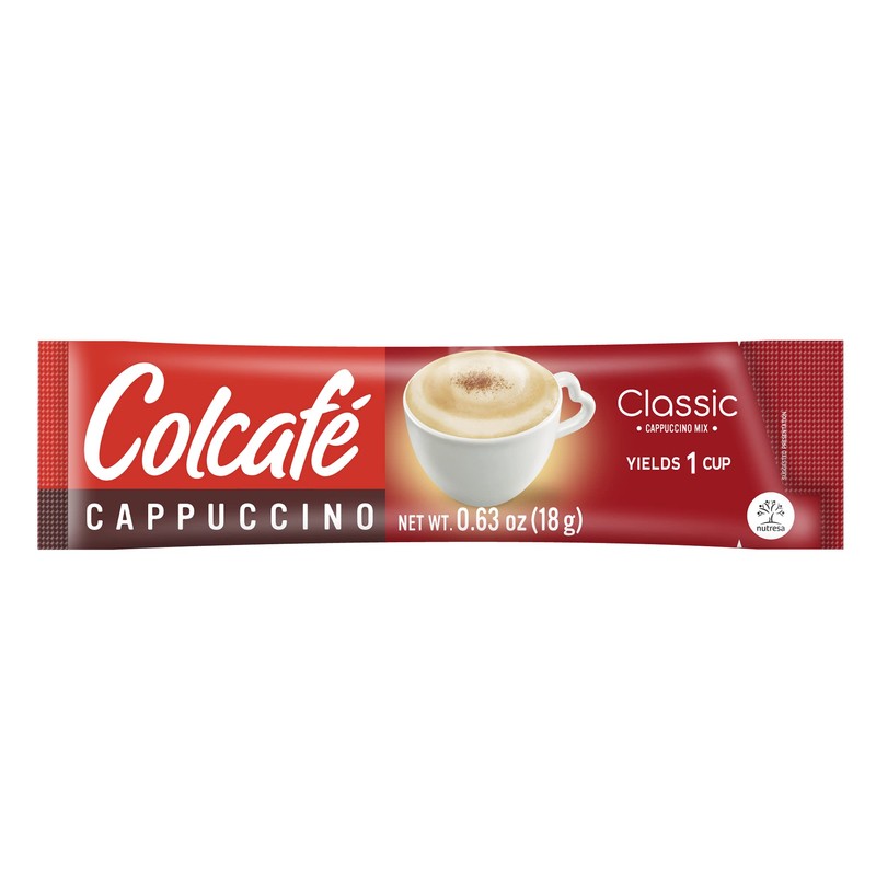 Colcafe Instant Classic Cappuccino, 6 sticks per pack, Pack of